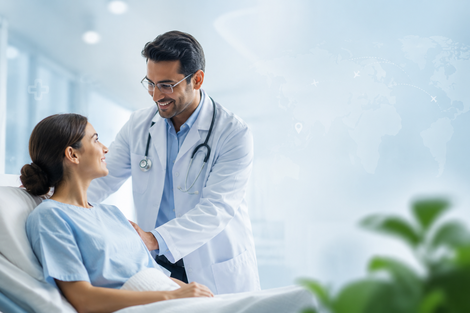 Doctor providing personal care to a patient — healing with expertise